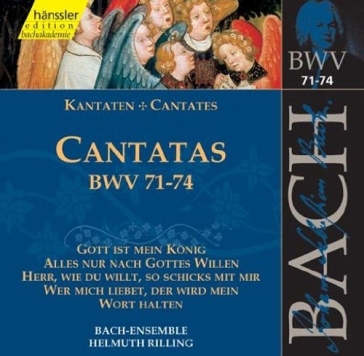 Cantatas bwv 71-74 - Bach-Ensemble Helmut