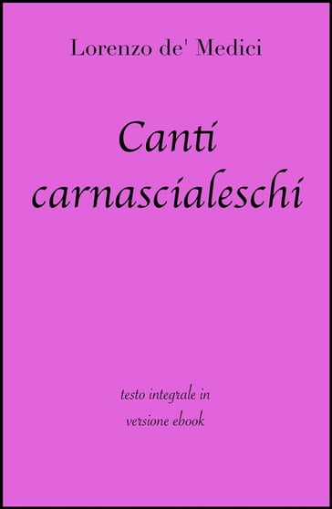 Canti carnascialeschi - Lorenzo de