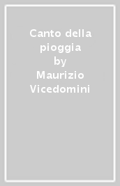 Canto della pioggia