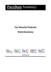 Car Security Products World Summary