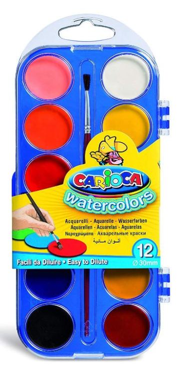 Carioca Baby Coloring Puzzle Transports (8 Pennarelli Baby Marker 2+ - 6 Tessere Da Colorare In Due Soggetti)