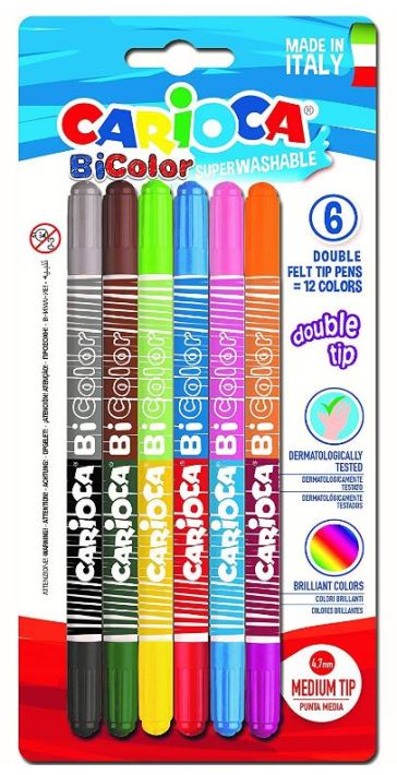 Carioca Bi_Color Blister  6 Pz.