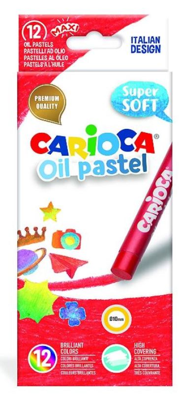 Carioca Pastello Ad Olio  12 Pz.