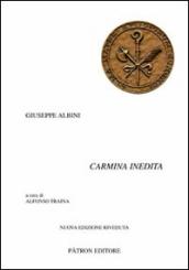 Carmina inedita. Testo latino a fronte