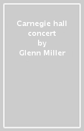 Carnegie hall concert