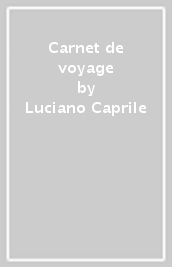 Carnet de voyage