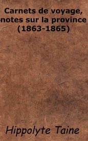 Carnets de voyage, Notes sur la province (1863-1865)