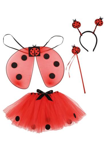 Carnival Toys 6788: Set Coccinella (Ali H.Cm.30X50 Ca., Cerchietto E Bacchetta)