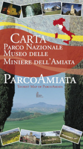 Carta Parco Nazionale Museo delle Miniere dell Amiata. Riproduce in scala 1: 120.000 l intera zona