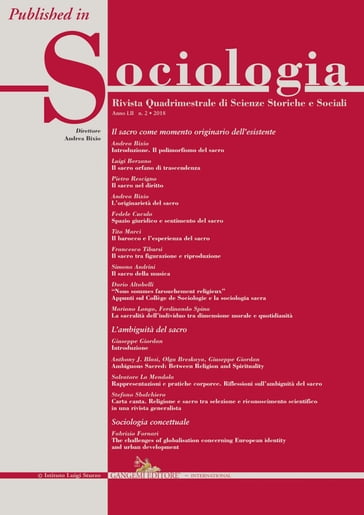 Carta canta. Religione e sacro tra selezione e riconoscimento scientifico in una rivista generalista - Stefano Sbalchiero