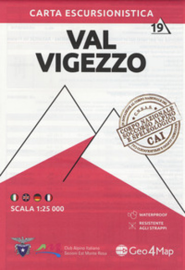 Carta escursionistica Val Vigezzo 1:25.000. 19. - Alessandro Mortarino