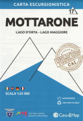 Carta escursionistica Mottarone. Scala 1:25.000. Ediz. italiana, inglese, tedesca e francese. 17: Lago d