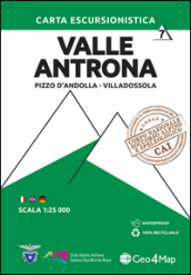 Carta escursionistica valle Antrona. Scala 1:25.000. Ediz. italiana, inglese e tedesca. 7: Pizzo d