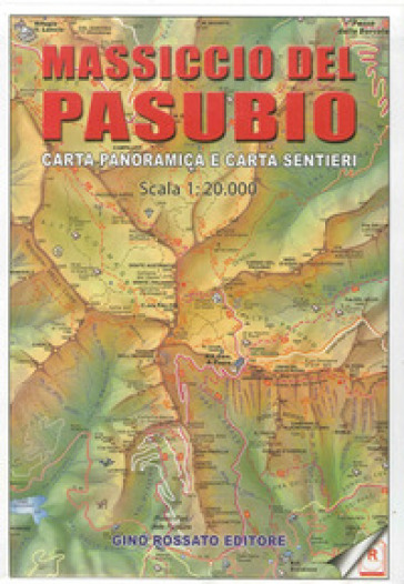 Carta panoramica delle piccole Dolomiti e Prealpi vicentine 1:20.000. Con carta sentieri m...