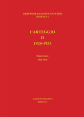 Carteggio 1924-1933. 2/3: 1928-1929