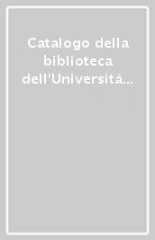 Catalogo della biblioteca dell Università popolare di Firenze