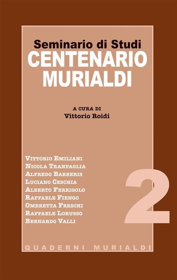 Centenario Murialdi - Vittorio Roidi