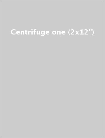 Centrifuge one (2x12")