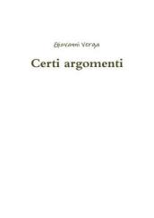 Certi argomenti