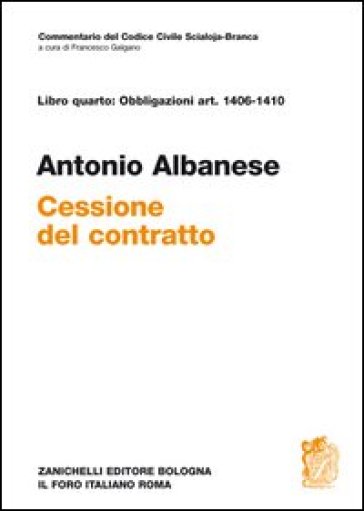Cessione del contratto - Antonio Albanese