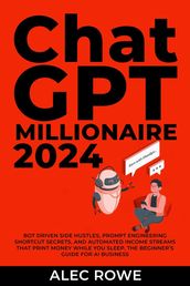 ChatGPT Millionaire 2024 - Bot-Driven Side Hustles, Prompt Engineering Shortcut Secrets, and Automated Income Streams that Print Money While You Sleep. The Ultimate Beginner s Guide for AI Business