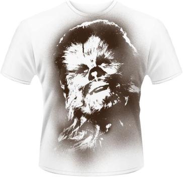 Chewy -l- white - STAR WARS =T-SHIRT=