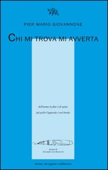 Chi mi trova mi avverta - Pier Mario Giovannone