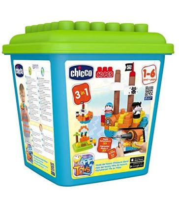 Chicco costruzioni isola del tesoro - 60 pz.