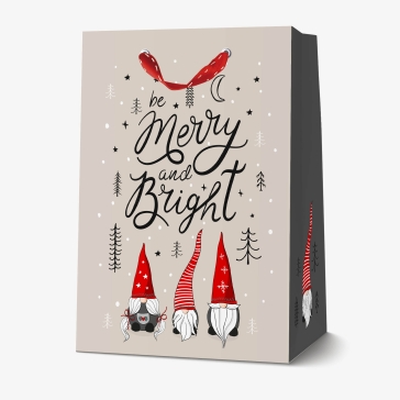 Christmas Gift Bag - Large - Gnomes