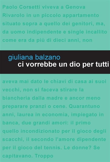 Ci vorrebbe un Dio per tutti. La forza di un sorriso - Giuliana Balzano