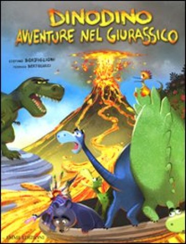 Cinque amici contro T-Rex-La pioggia di pietre bollenti. Dinodino. Avventure nel giurassico - Stefano Bordiglioni - Federico Bertolucci