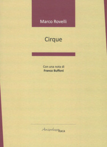 Cirque - Marco Rovelli