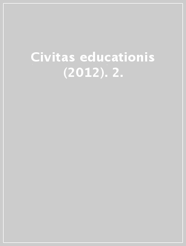 Civitas educationis (2012). 2.