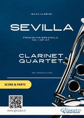 Clarinet Quartet score & parts: Sevilla