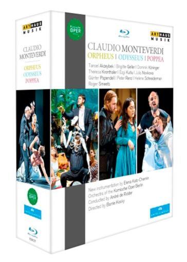 Claudio Monteverdi - Orpheus, Odysseus, Poppea (3 Blu-Ray)