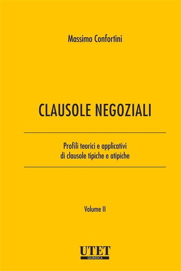 Clausole negoziali - Massimo Confortini
