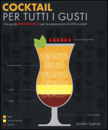 Cocktail per tutti i gusti. Una guida infografica per la preparazione di 200 cocktail - Jordan Spence