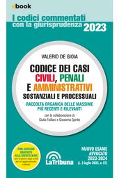 Codice dei casi civili, penali e amministrativi, sostanziali e processuali