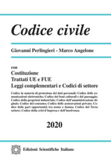 Codice civile - Giovanni Perlingieri - Marco Angelone