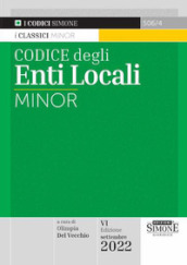 Codice degli enti locali. Ediz. minor