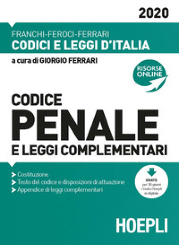 Codice penale e leggi complementari