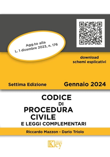 Codice di procedura civile e leggi complementari 2024 - Riccardo Mazzon - Dario Primo Triolo