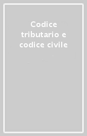 Codice tributario e codice civile