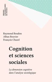 Cognition et sciences sociales