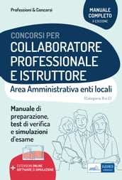 Collaboratore professionale e Istruttore - Area amministrativa degli enti locali
