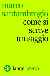 Come si scrive un saggio