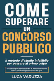 Come superare un concorso pubblico