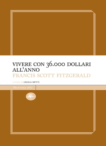 Come vivere con 36.000 dollari all'anno - Francis Scott Fitzgerald