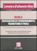 Commentario all ordinamento militare. 9.Disposizioni di coordinamento, transitorie e finali