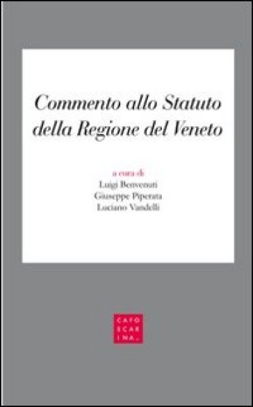 Commento allo Statuto della Regione del Veneto